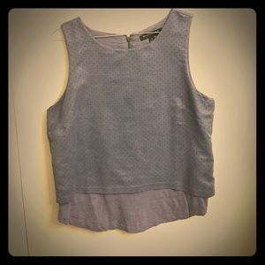 Blue J. Crew tank blouse